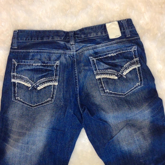 Looks great 😻HELIX Worn Look Relaxed Boot Cut Jeans - Picture 4 of 11